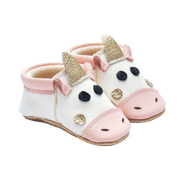 Unicorn Blush- Little Lambo baby moccasins