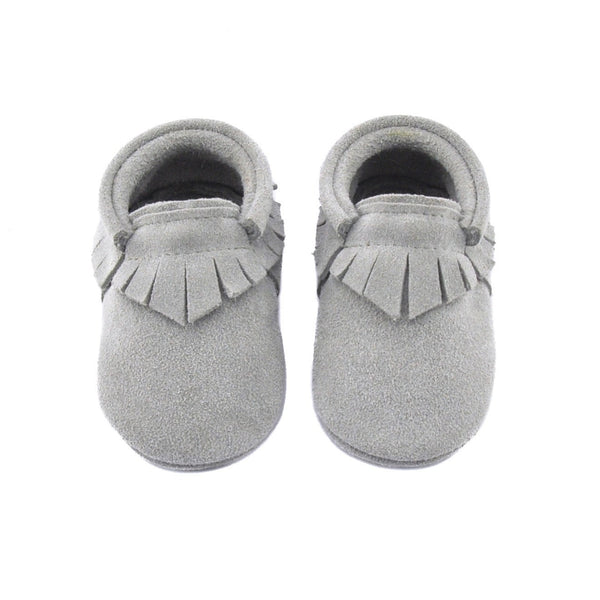 Manhattan-Little Lambo vegetable tanned baby moccasins