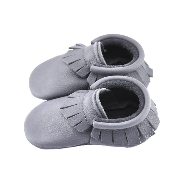 Happy Hippo-Little Lambo vegetable tanned baby moccasins