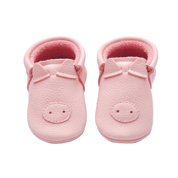 Piggy- Little Lambo baby moccasins