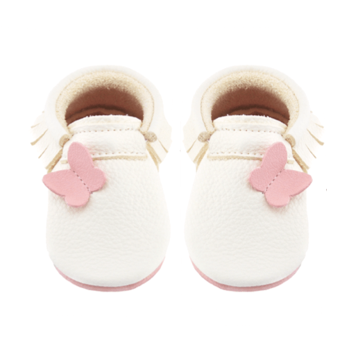 Fly away-Little Lambo vegetable tanned baby moccasins
