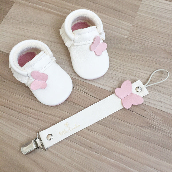 Fly away-Little Lambo vegetable tanned baby moccasins